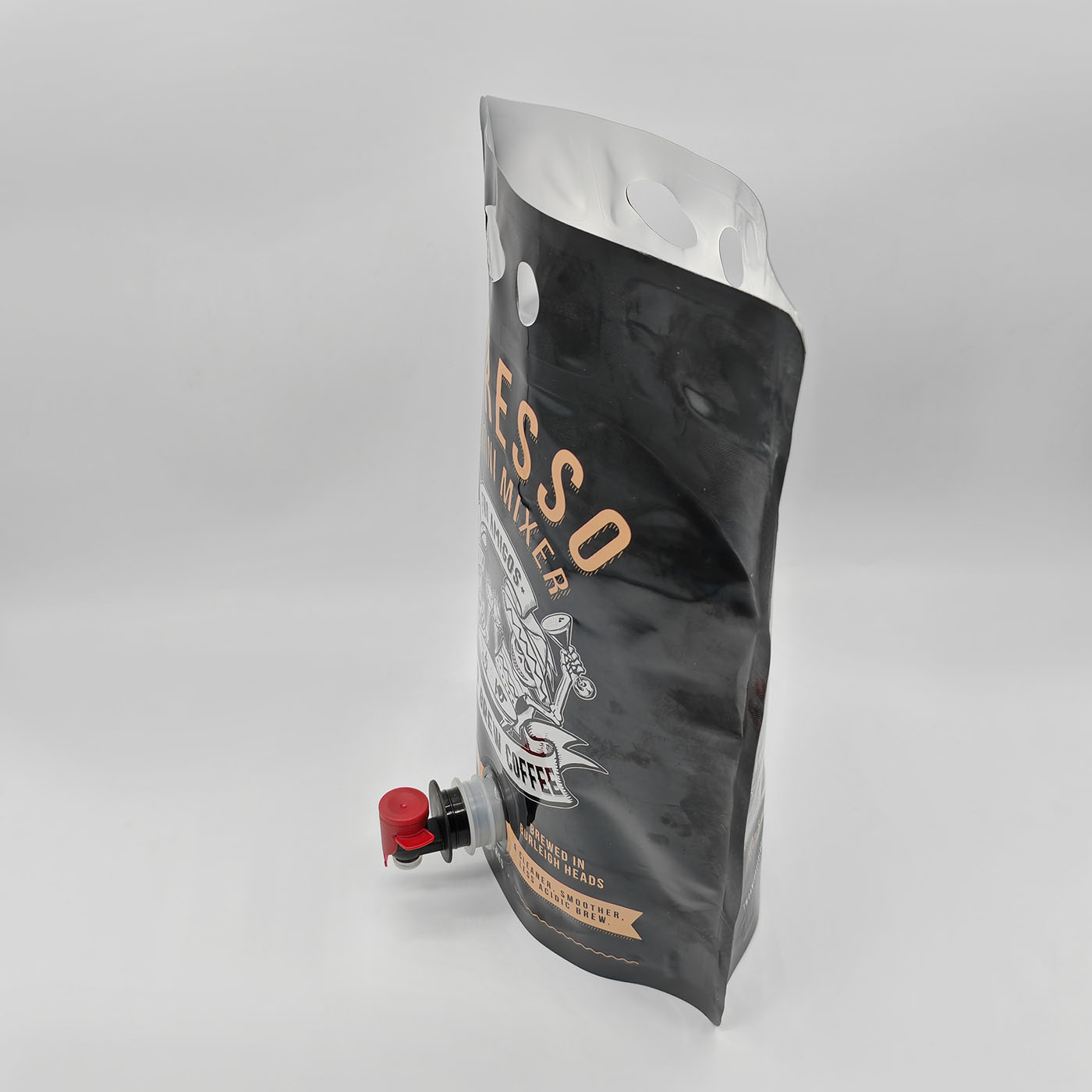 Huadi customized 4L, 5L bag in box super pouch for coffee, juice, olive oil with v top (4).jpg