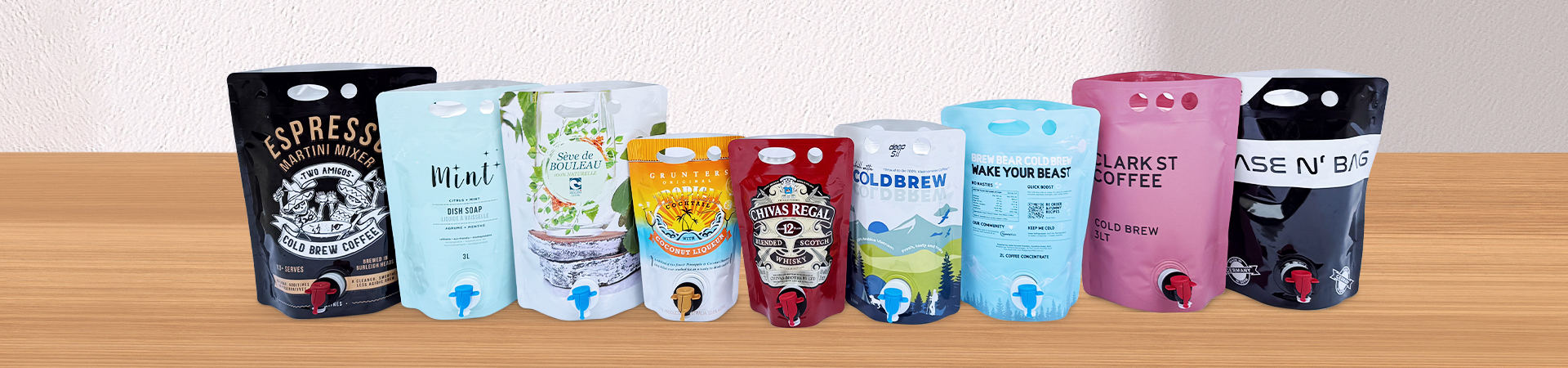 Huadi Custom Bag-in-Box Super Pouch for Coffee & Juices